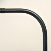 HOMCOM lampa podłogowa z półką lampa stojąca lampka do czytania E27 LED stal(m-9)