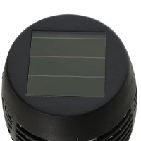 Outsunny Zonneverlichting tuinlamp set van 4 lampen 6-8 u waterdicht kunststof zwart(m-7)