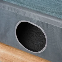 Domek dla kota z tarasem 2-warstwowe legowisko dla kota Przytulna jaskinia tkanina Oxford szary(m-8)