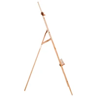 HOMCOM® Staffelei Atelierstaffelei 90° einstellbar Buche Natur(m-5)