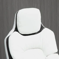 Vinsetto High Back Office Chair PU Leather White(m-9)