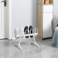 HOMCOM 4 Pairs Electric Shoe Dryer, Portable Shoe Warmers with Constant Temperature for Boots, Leather Shoes, Socks, White(m-2)