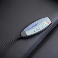 HOMCOM Massagesessel TV-Sessel elektrisch Relaxsessel Fernsehsessel Heizfunktion Wohnzimmer 165°-Neigung Kunstleder Metall Schwarz 70 x 88 x 100 cm(m-7)