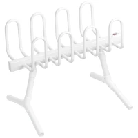 HOMCOM 4 Pairs Electric Shoe Dryer, Portable Shoe Warmers with Constant Temperature for Boots, Leather Shoes, Socks, White(m-1)