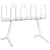 HOMCOM 4 Pairs Electric Shoe Dryer, Portable Shoe Warmers with Constant Temperature for Boots, Leather Shoes, Socks, White(m-11)