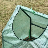 Outsunny Estufa com Tubo de Aço e Plástico Jardim Varanda Cultivo de Plantas 120x60x60 cm(m-5)