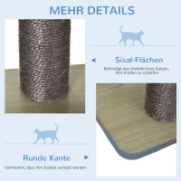 PawHut krabpaal 71,5cm x 49,5cm x 120cm(m-7)