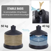 HOMCOM Boxsack Stehend 193cm Erwachsene Freistehender Boxdummy Boxpuppe Höhenverstellbar Boxpartner Boxing Trainer Heavy Duty Boxsack schwerer Boxsack-Ständer für Profis und Anfänger Silikon Rot(m-5)