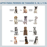 PawHut Comedero Elevado para Perros con 2 Cuencos de 1250 ml y Altura Ajustable de 4 Niveles 49x25x41 cm Marrón(m-8)