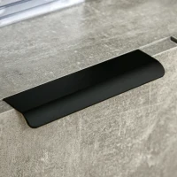 HOMCOM Credenza Moderna con Armadietti a 2 Ante e Mensole Regolabili 147x40x83cm, Effetto Marmo Grigio(m-8)