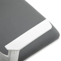 Vinsetto Bürostuhl Gaming Stuhl Drehstuhl Wippfunktion mit Rückenlehne Polsterung ergonomisches Design höhenverstellbar Nylon PU-Kunststoff Grau 62 x 55 x 84,5-91,5 cm(m-8)