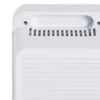 HOMCOM Deumidificatore Elettrico 48W, Silenzioso 40dB(A) Basso Consumo Certificato CE, Bianco 18.1x12.7x28.8cm 1300ml(m-8)