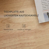 Wózek kuchenny na kółkach, wózek do serwowania, szafka kuchenna z regałem na przyprawy, drewno kauczukowe, kolor biały(m-8)