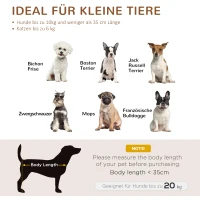 PawHut hondenmand met kussen vier voeten hondenmand gevlochten rotan stijl kattenmand hondenbank metaal polyester PE rotan lichtgrijs + wit 70,5 x 40 x 37,5 cm(m-5)