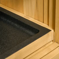 PawHut kleindierhok voor 2 dwergkonijnen sparrenhout 120 x 50 x 82 cm(m-8)