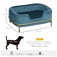 PawHut canapea pentru animale de companie, 63,5x43x24,5cm(m-3)