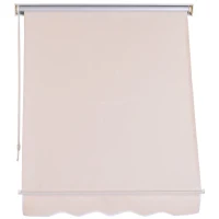 Outsunny Store banne Manuel Inclinaison réglable Aluminium Polyester imperméabilisé 70L x 120l cm Beige(m-9)