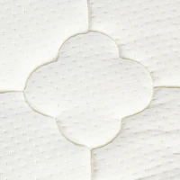 HOMCOM 3ft Single Mattress, 7 Inch Pocket Sprung Mattress in a Box with Breathable Foam, Individually Wrapped Spring and Medium Firm Hybrid, 190cmx90cmx18cm, White(m-9)