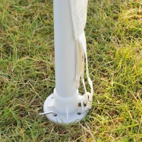 Outsunny Tonnelle barnum style colonial dim. 6L x 3l x 2,5H m 6 moustiquaires blanc et noir(m-9)