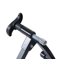 HOMCOM Home Trainer vélo Support d'entrainement Pliable pour vélo de Route VTT Acier Noir(m-9)