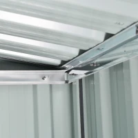 Outsunny Abri de Jardin pour Tondeuse à Gazon Robot-Tondeuse - Garage Tondeuse Robot - tôle Acier Noir(m-7)