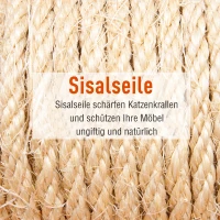 Pawhut DRAPAK DRZEWO DOMEK DLA KOTA 170cm szary(m-4)