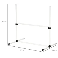 PawHut set obstacole din 4 piese pentru antrenament caini(m-3)