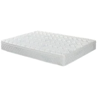 HOMCOM King Mattress, Pocket Sprung Mattress in a Box with Breathable Foam and Individually Wrapped Spring, 200cmx150cmx22.5cm, White(m-11)