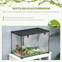 Terrarium PawHut dla gadów 50 cm x 30 cm x 35 cm(m-4)