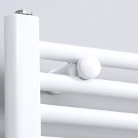 HOMCOM Radiator decorativ pentru baie Incalzitor hidraulic pentru prosoape din otel carbon, calorifer 39 bar, 60x180cm, alb(m-7)