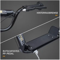 hulajnoga dziecięca hulajnoga miejska hulajnoga dziecięca czarna(m-6)