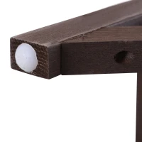 PawHut® Hundebett mit Kissen Haustierbett Hundematte Hundesofa Kurzplüsch Kaffee(m-8)