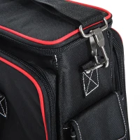 HOMCOM Werkzeugtasche Werkzeugkoffer Wergzeug Tasche mit Schultergurt(m-9)