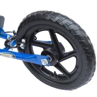 HOMCOM Bicycle Scooter, Kick Scooter for Kids, Big Wheel, 12" Tyres Scooter-Blue(m-9)