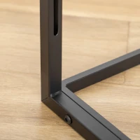 PawHut Ciotole per Cani Rialzate con Altezza Regolabile in Legno e Acciaio Inox, 58x32x50cm, Colore Naturale(m-9)