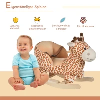 HOMCOM Schaukelspielzeug Schaukelgiraffe Schaukeltier Giraffe(m-6)