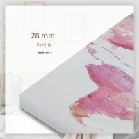 HOMCOM 5 Piese Canvas Wall Art Harta Lumii, Tablouri de Perete pentru Decor Dormitor Sufragerie, 80 x 40 cm x 4(m-7)