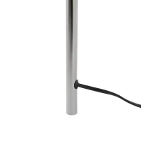 Homcom Lampa de Podea cu Baza tip Trepied si Abajur din Tesatura Alba(m-10)