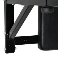 HOMCOM Wall Mounted Dip Station Knee Leg Raise Chin Up Pull Up Rack Home Gym Fitness Exercise Workout Bars New(m-9)