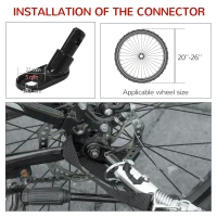 PawHut Dog Bike Trailer Two-In-One Trolley Stroller Cart Bicycle Carrier for Cat Puppy Travel w/ Reflectors Red Flag – Red(m-9)