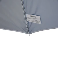 parasol met zijwand strandparasol zonwering strand polyester 220 cm(m-7)