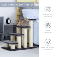 PawHut® dierentrap kattentrap hondentrap trap voor katten en honden grijs(m-7)