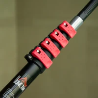 HOMCOM 4 Pieces Extendable Feather Duster with Aluminium Telescopic Pole 69"- 284", Microfiber Duster Cleaning Kit with Bendable Head for Cleaning High Ceiling Fans, Blinds, Cobweb(m-9)