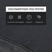 Ligbed met hoofdkussen loungebed ligbank katoenvezel polyester(m-7)