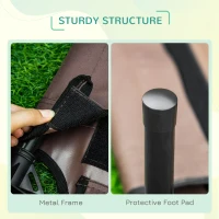 Huisdierenbed met luifel verhoogd hondenbed hondenligbed ademend taft-stof(m-8)