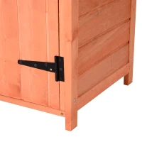 Outsunny Tuinhuis 3 vakken gereedschapsschuur gereedschapshuis asfaltdak massief hout(m-8)