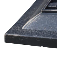 Outsunny Zonneschermvoet 9 kg schermvoet zonneschermstandaard 38/ 48 mm hars brons(m-7)