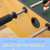 Masa multifunctionala 4 in 1 pentru fotbal de masa, biliard, tenis de masa si hochei cu accesorii incluse, MDF si otel, 107X61X84.5cm(m-7)