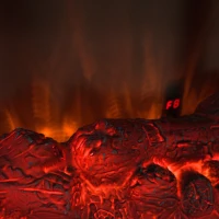 HOMCOM Cheminée Electrique poêle Style néo-rétro 2 Portes télécommande minuterie 1000/2000 W LED luminosité réglable Noir(m-9)