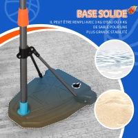 Dziecięcy kosz do koszykówki obręcz do koszykówki 126-158 cm regulowana ze stojakiem(m-5)